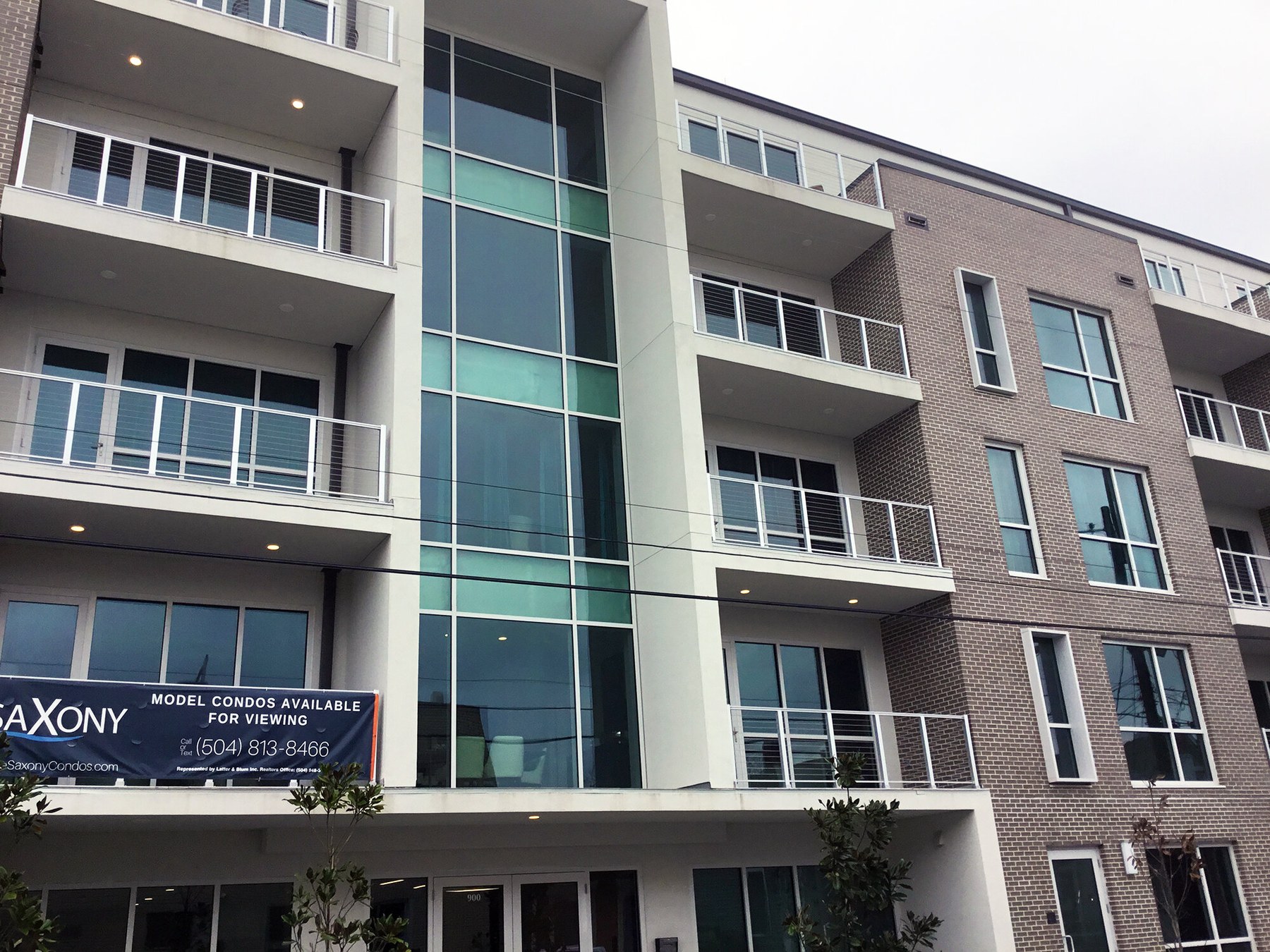 Commercial stucco facade project