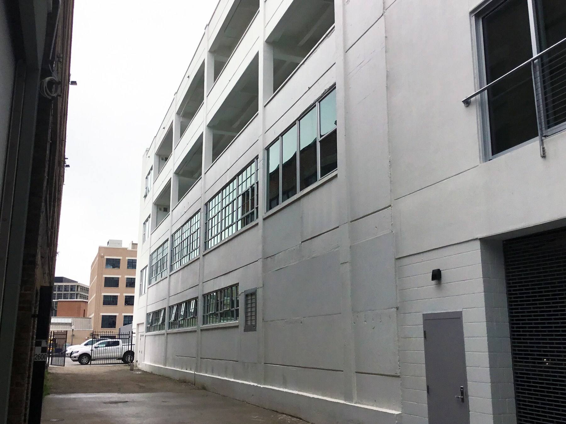 Modern commercial facade