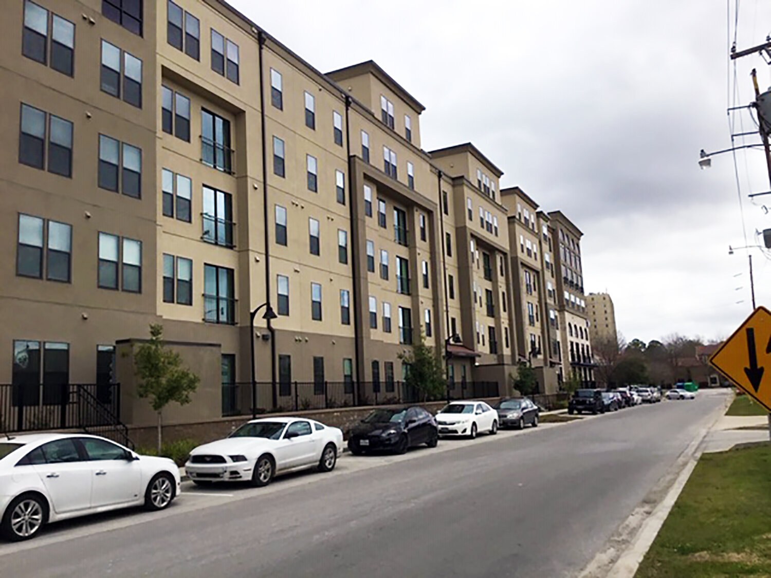 Multi-story residential plastering